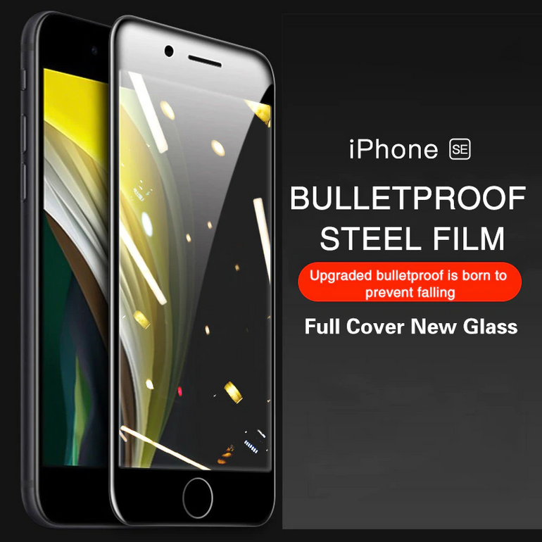 9itech 9999D New Glass For iPhone SE 2021 Screen Protector For iPhone 7 8 6 6S Plus 11 Pro X XR XS MAX Tempered Glass On iphone SE 2020