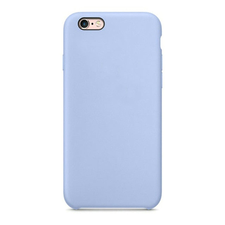 Silicone Case For iPhone 7 8 Plus Back Cover For Apple iPhone 11 Pro XR X XS MAX 6S 6 PLUS Phone Case cover
