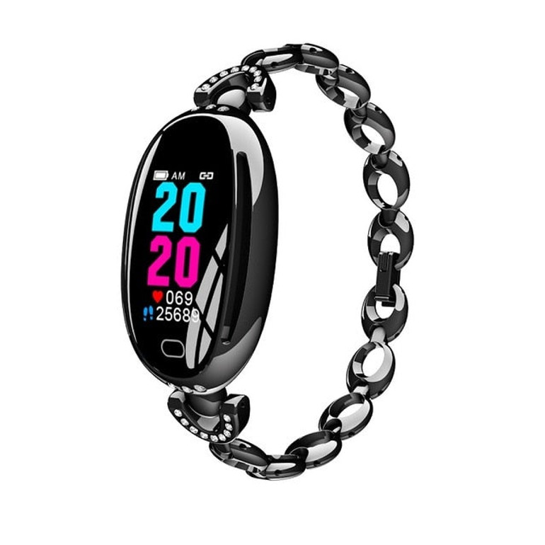 Women Activity Fitness Tracker Heart Rate Monitor Blood Pressure IP67 Waterproof  Smart Wristband