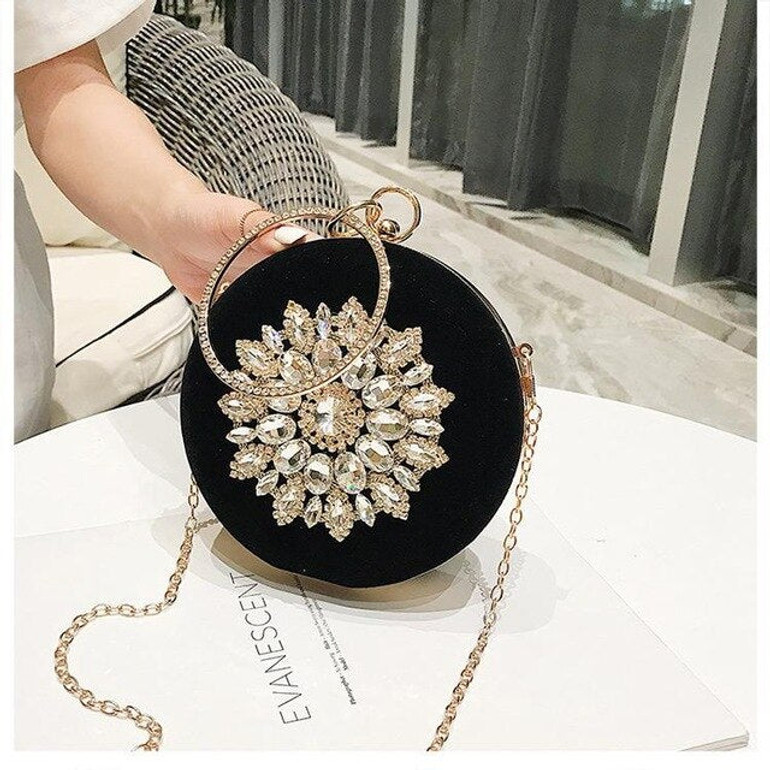Wonen Evening Bags Fashion Women Dinner Bag Crystal Clutch Bag Ladies High Quality Evening Clutch Bags Fashion Purse