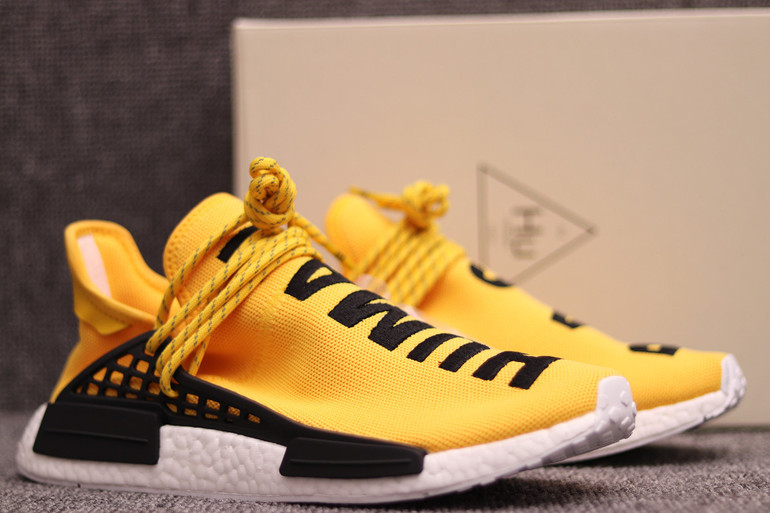 NMD HU Pharrell Human Race Yellow Shoes Sneakers