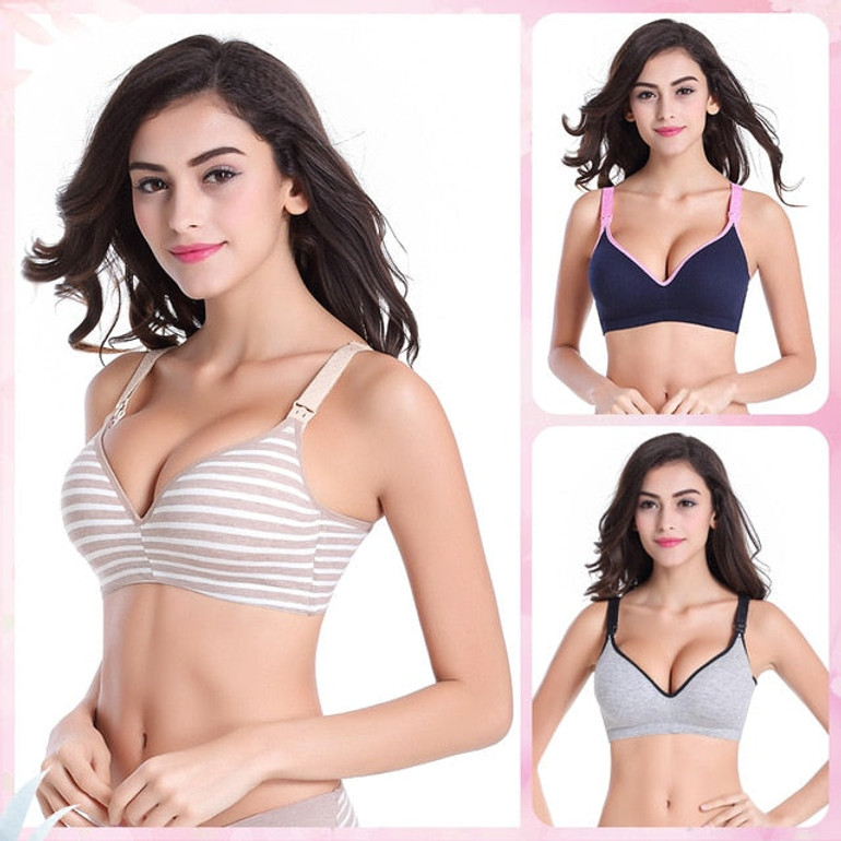 3PC/lot Maternity Nursing Bras Cotton Breastfeeding Pregnant Women Pregnancy Underwear Breast Feeding Bra Clothing 3PC/lot Maternity Nursing Bras Cotton Breastfeeding Pregnant Women Pregnancy Underwear Breast Feeding Bra Clothing
