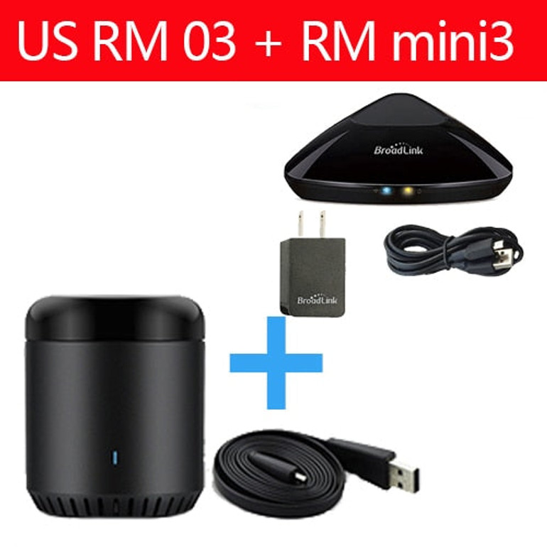 Broadlink RM3 RM Pro Mini 3 Black Bean Smart Home Automation Universal Wifi Switch Remote WiFi/IR/RF Controller Domotica RM2