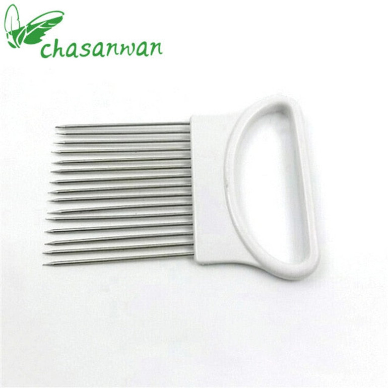 Cut Onion Holder Fork Onion Cutter/Slicer Vegetable Tomato Holder Cutter