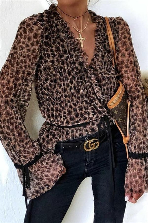 Autumn And Winter   Fashion Printing Long-Sleeved Shirts