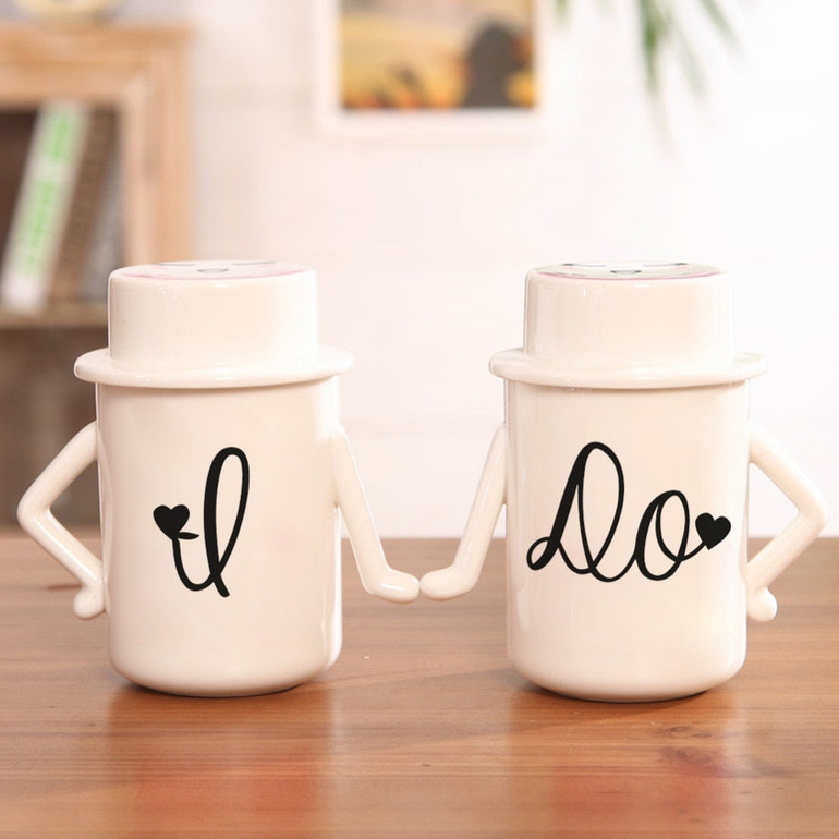 "I DO" shoes or cup sticker