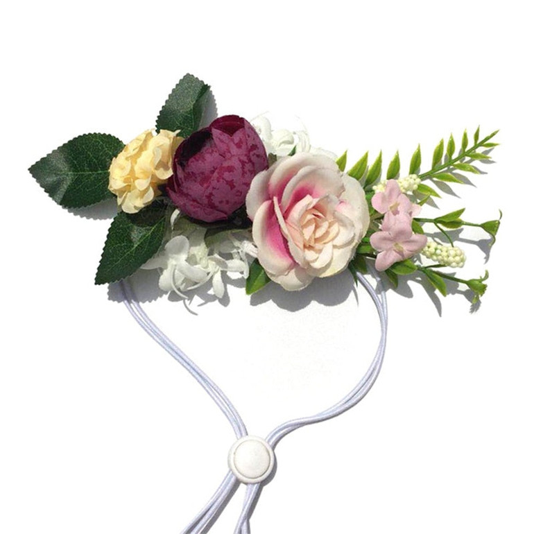 Elegant Flower Headband for Dogs
