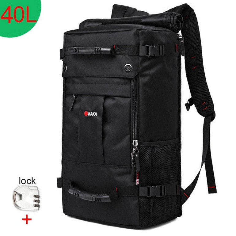 50L Waterproof Travel Backpack 17.3 Laptop