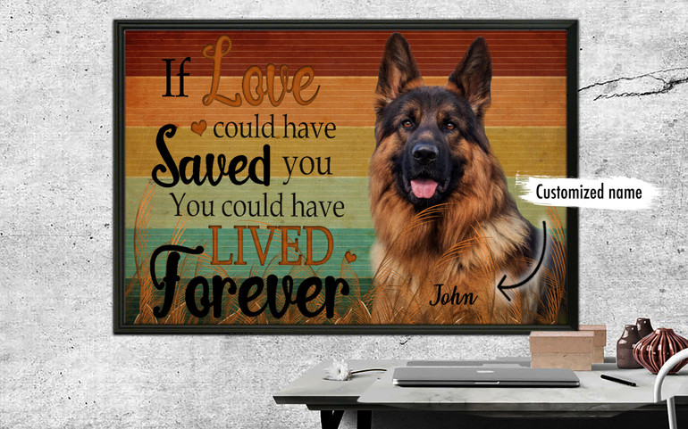 LIVE FOREVER CANVAS POSTER