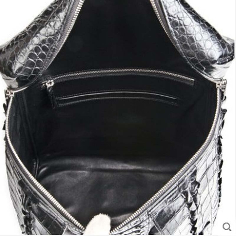 weitasui Crocodile leather backpack travel bag men's and women's backpacks leisure men women luggage box