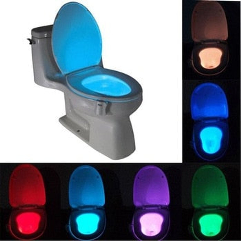 Smart Bathroom Toilet Nightlight LED Body Motion Sensor Lamp