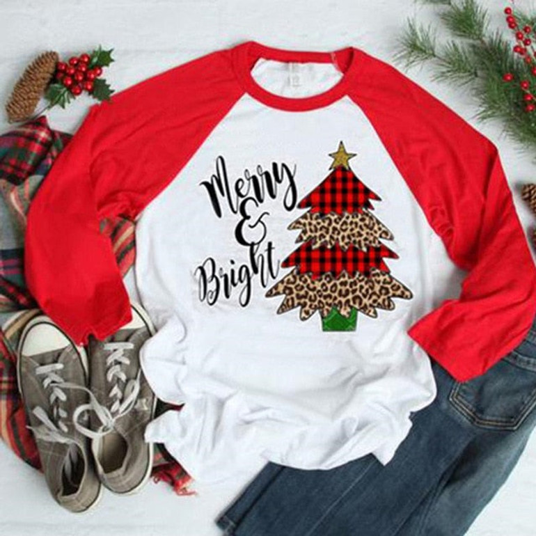 Women Christmas Tree  Long Sleeve T-shirt