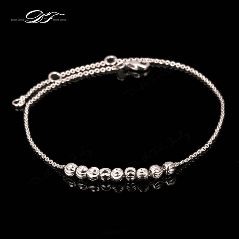 Anklets Chain Rose Gold Color/Silver Tone
