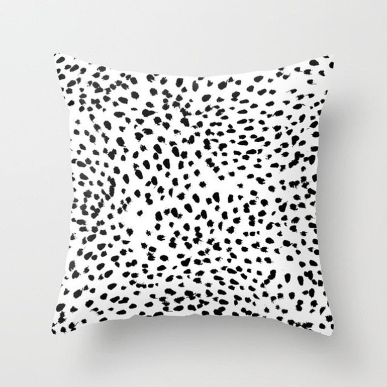 Simplicity Black & White Throw Pillow Covers