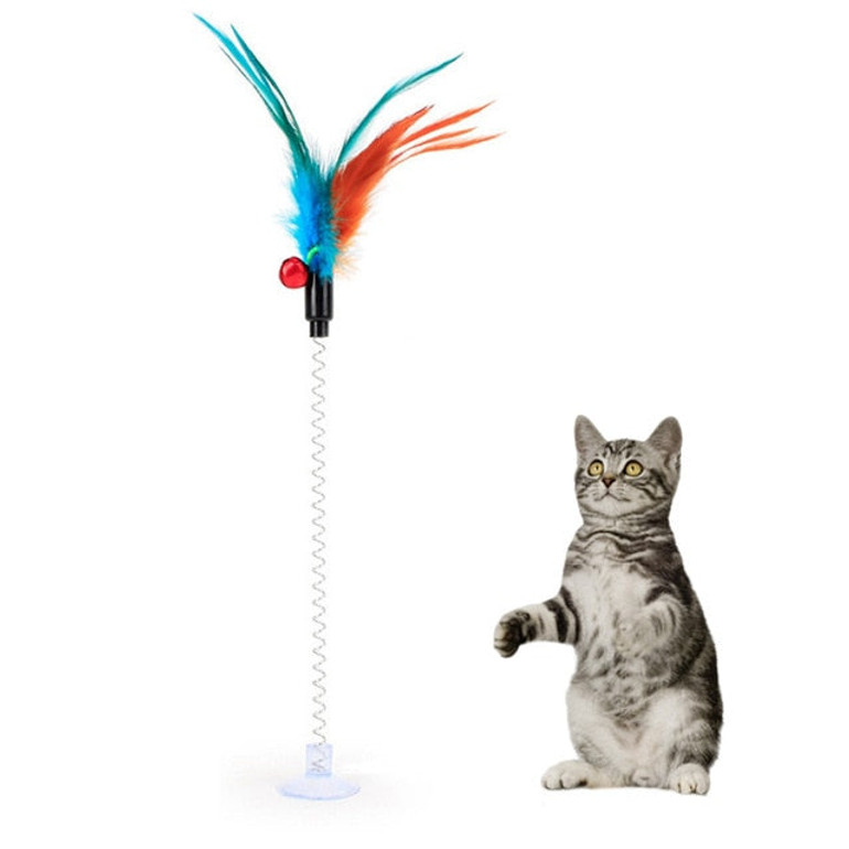 Stick Feather Wand Mouse Cage Toys