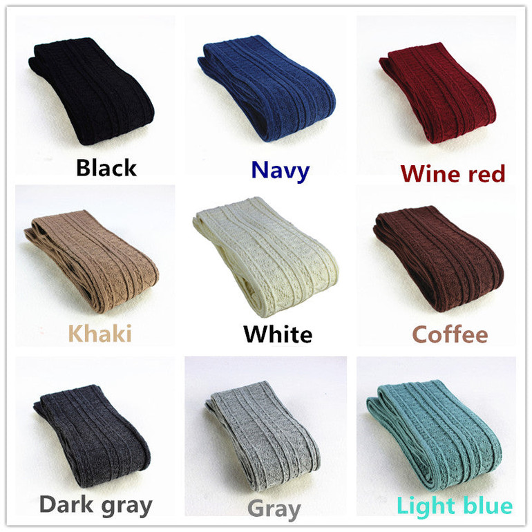 Cotton Thigh High Over Stockings Knee Socks Cotton Thigh High Over Stockings Knee Socks