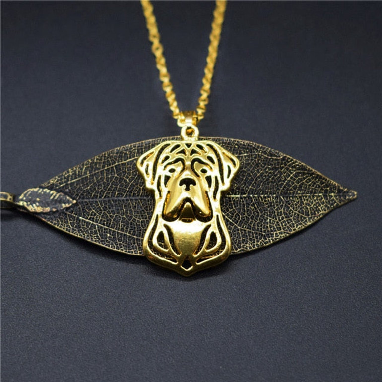 Unisex Cane Corso Pendant Necklace