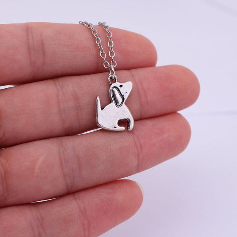 Unisex Dog Pendant Necklace