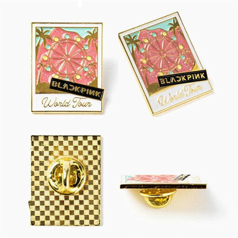 FREE Pink Ferris Wheel Van Blackpink World Tour Badge Pin