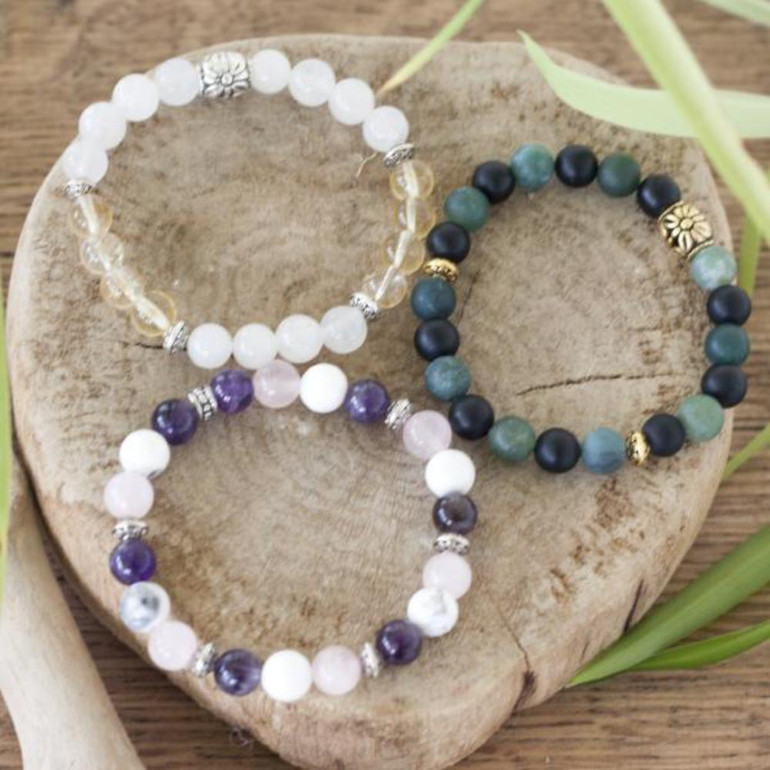 I AM Loving & Calm Crystal Healing Bracelet