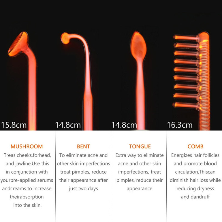 High Frequency Electrode Face Massager