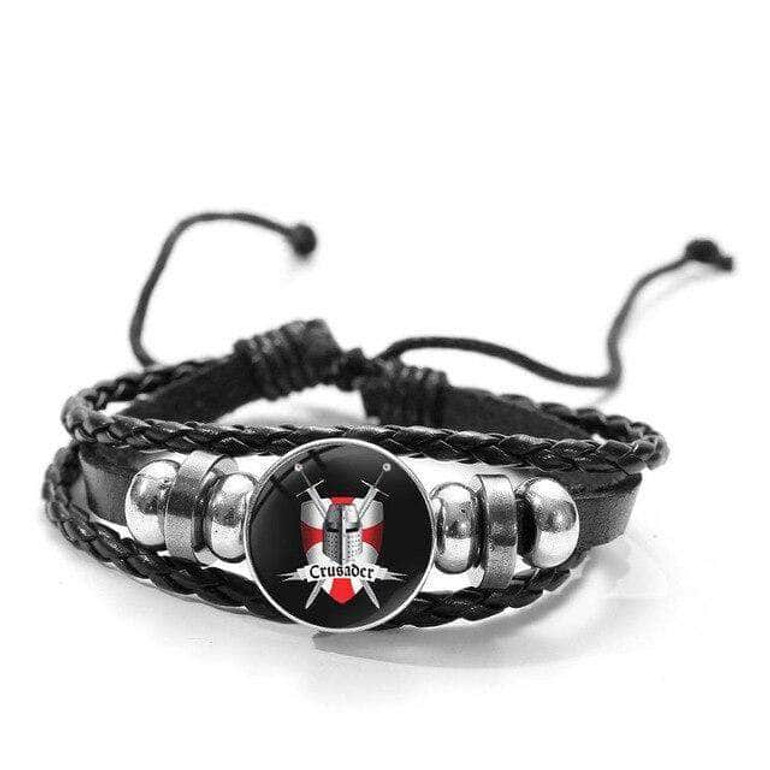 Knights Templar Bracelet<br> "Crusader" Knights Templar Bracelet<br> "Crusader"