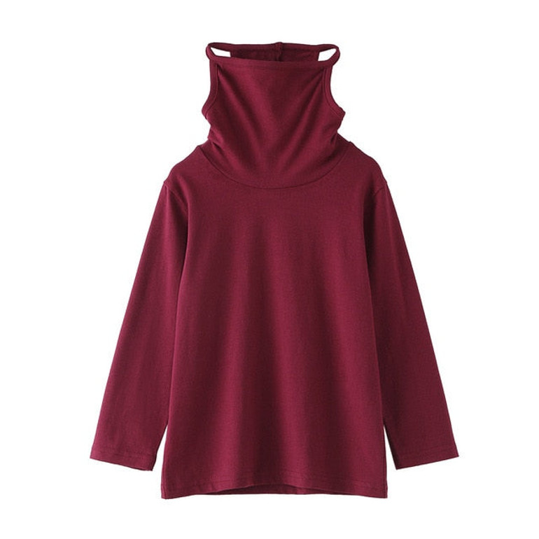 Children Tops With Face Mask