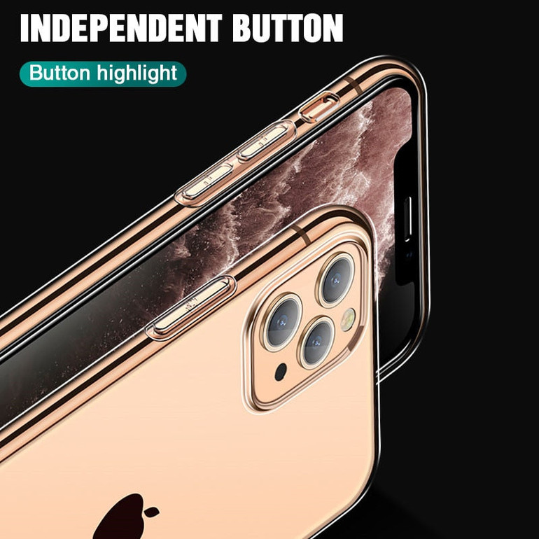 Ultra Thin Clear Silicone Phone Case For iPhone