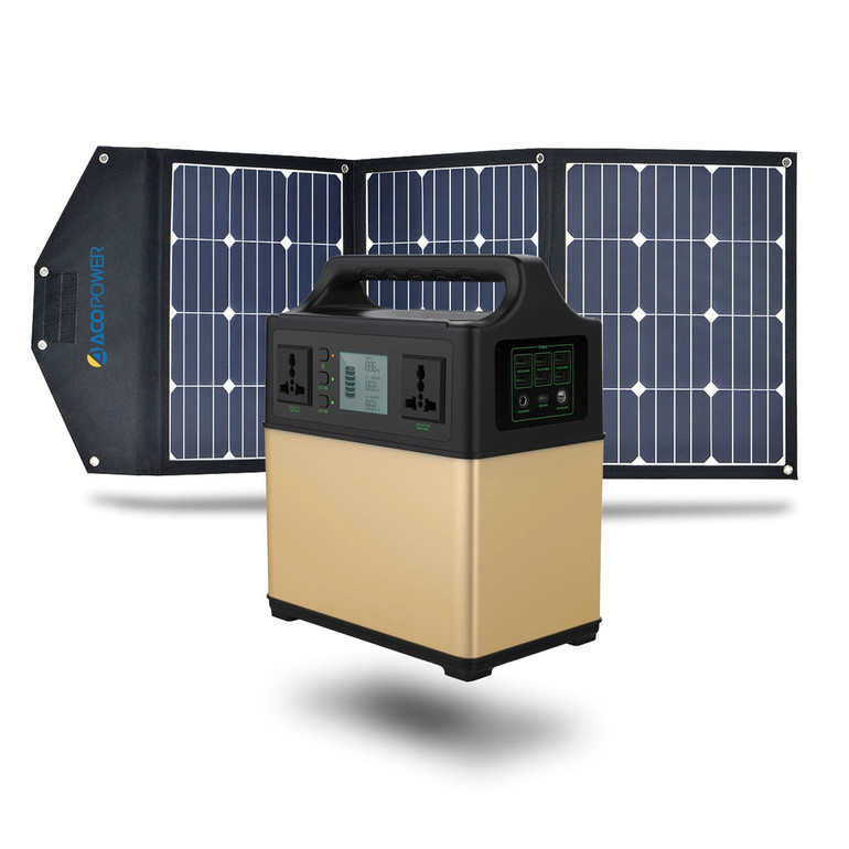 ACOPOWER 400Wh Generator and 105W Portable Solar Panel (New Arrival)