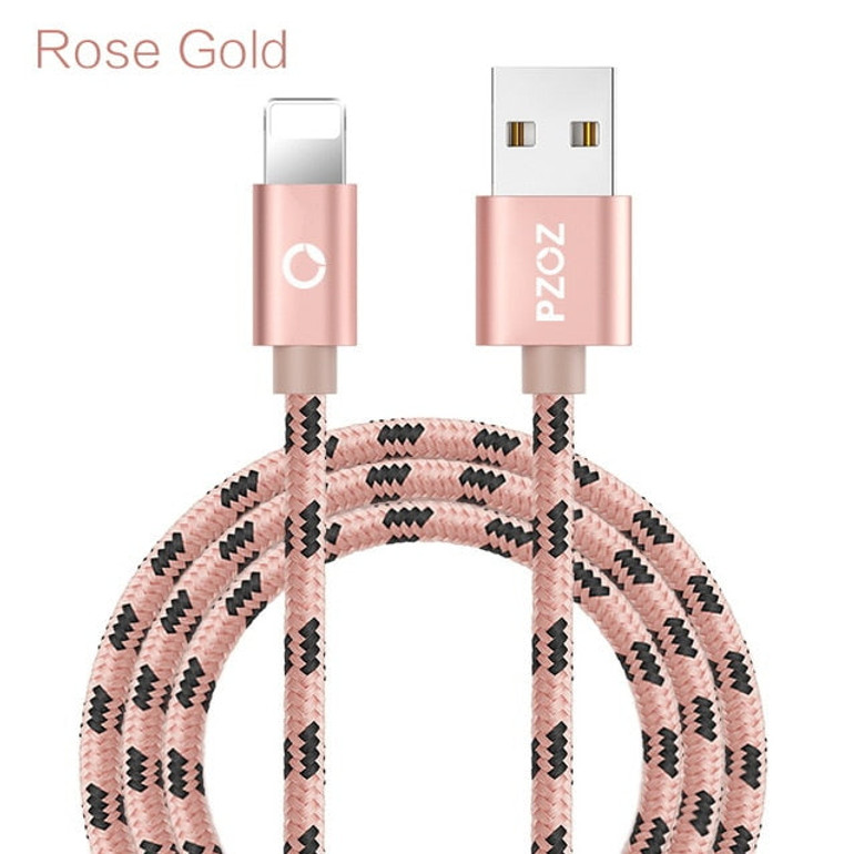 PZOZ Usb Cable For iphone cable 11 12 pro max Xs Xr X SE 8 7 6 plus 6s 5s ipad air mini 4 fast charging cable For iphone charger