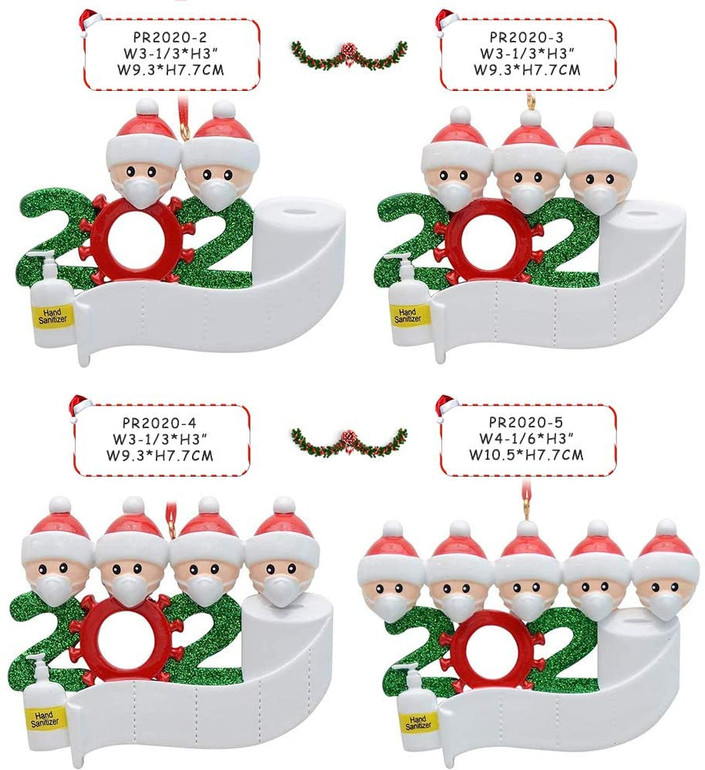Family Hanging Ornaments for Christmas Decoration