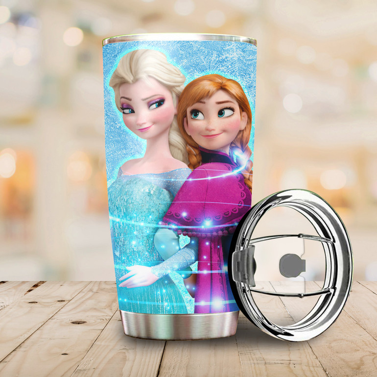Elsa and Anna - Tumbler Allover Print