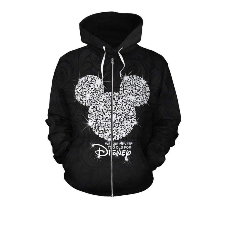 . Never Too Old - Zip Hoodie