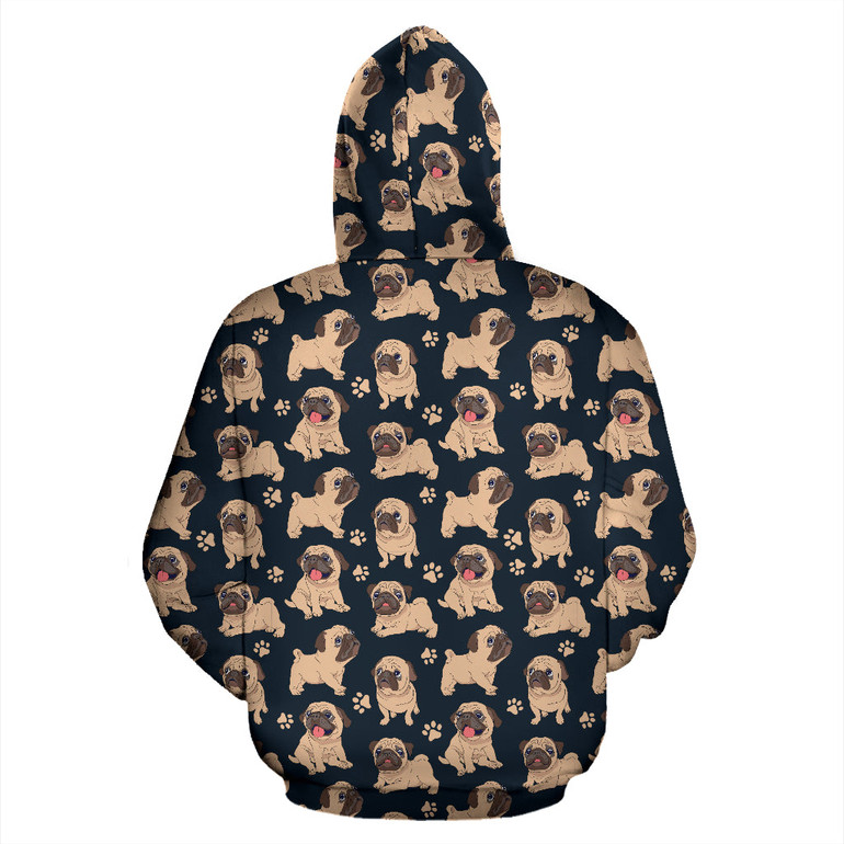 Pugs Zip Up Hoodie