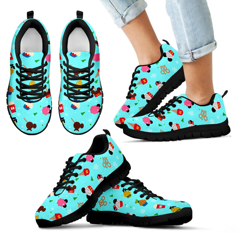 Women's Sneakers Christmas ( white)