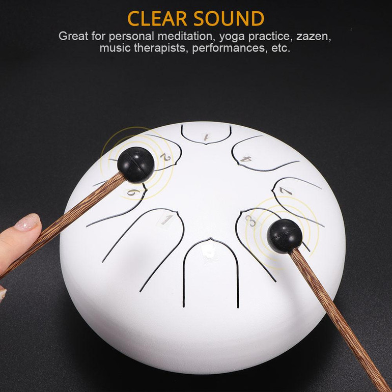 Mellow Drum™ 6" Inch 8 Tone Drum Set
