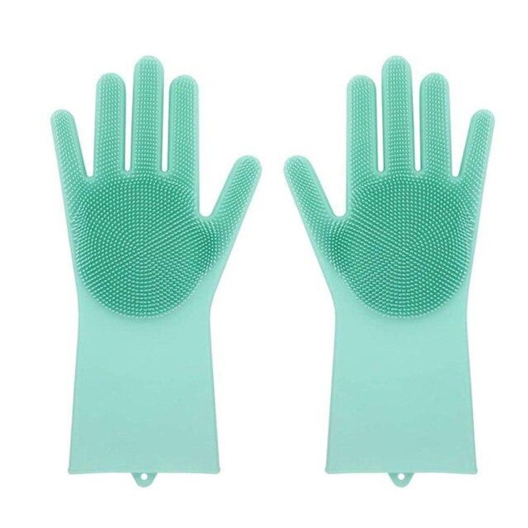 1PC Kitchen Silicone Cleaning Gloves Magic