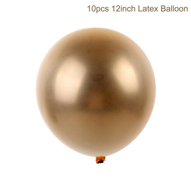 Metallic Balloon Silver Blue Metal Balloon