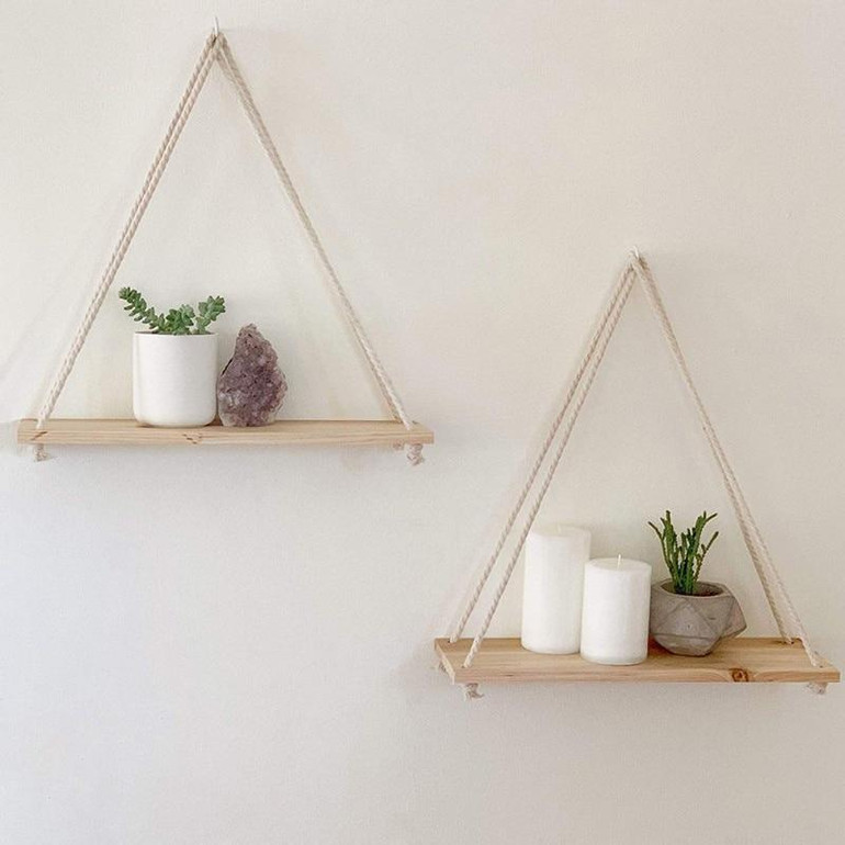 Wooden Plant Flower Shelf