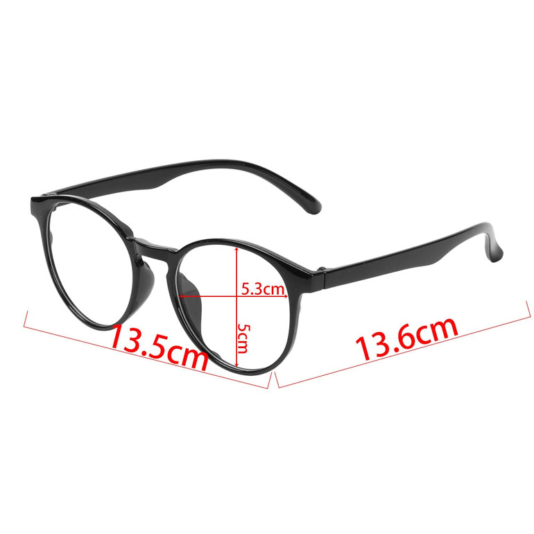 Blue Light Glasses PC Frame&Resin Lens Anti Blue Light Blocking Radiation Sunglasses Unisex Trend Clear Lenses Computer Glasses