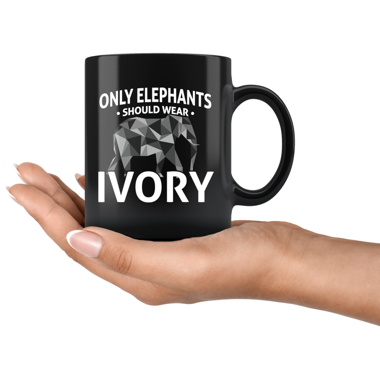Elephants Wear Ivory Mug