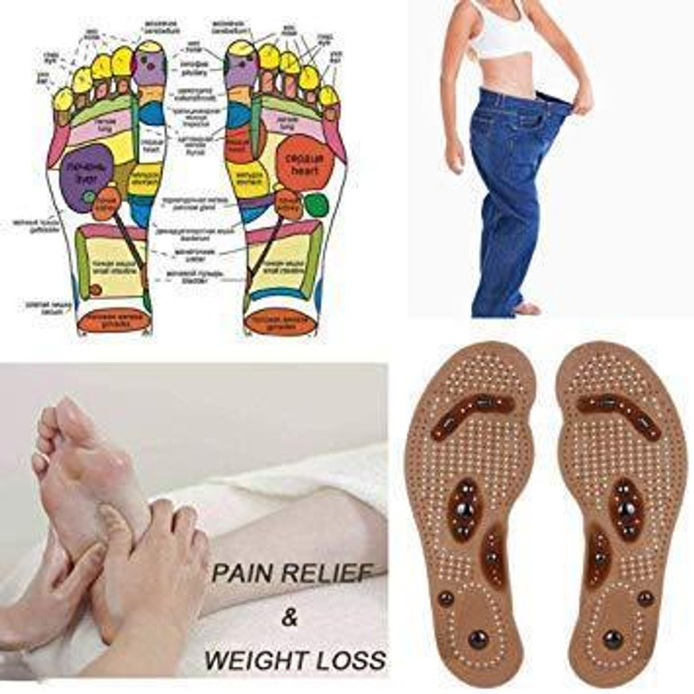 Acupressure Magnetic Therapy Foot Insole Massager