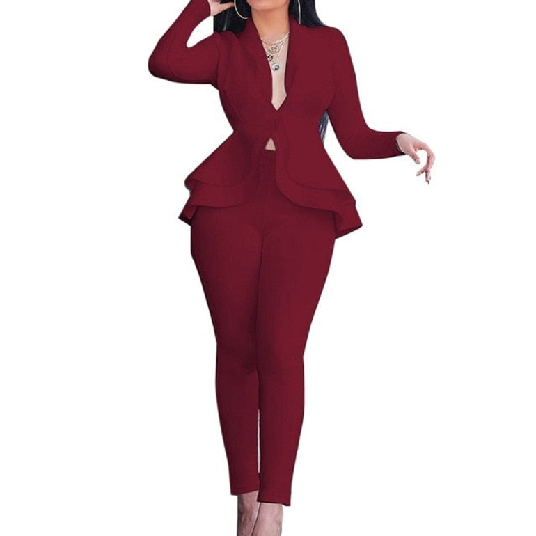 Blazers Pant Two Piece Set