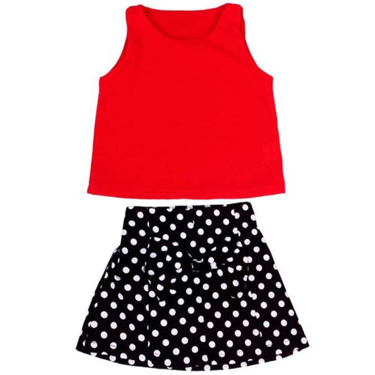 Lovely Little Girls Dress Vest Pleated