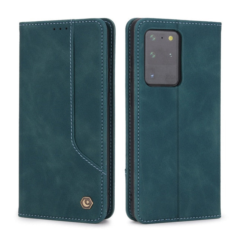 Flip Wallet Card Cover Leather Magnetic Case For Samsung Galaxy Note 20 S21 S20 FE S21 Ultra