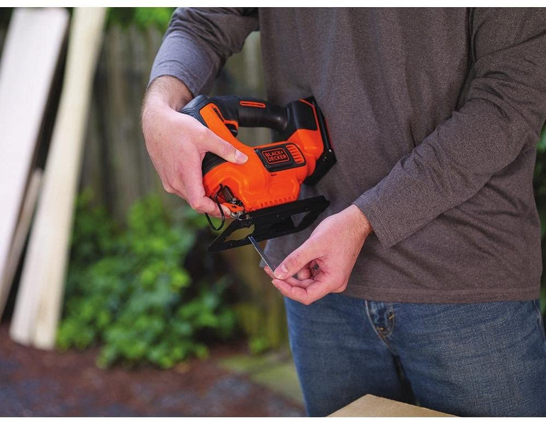 BLACK+DECKER 20V MAX Jig Saw, Tool Only, 4.7 pounds.