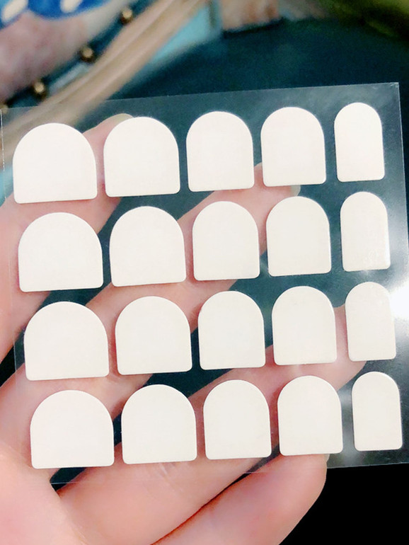 24pcs Mirror Surface PRESS ON Nails With Double-side Tape