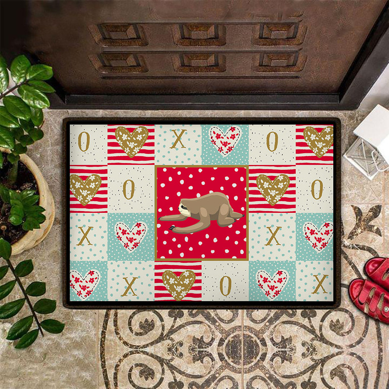 Sloth Valentines Doormat Valentine Decorative Door Mat Indoor Good Valentines Day Gift For Her Sloth Valentines Doormat Valentine Decorative Door Mat Indoor Good Valentines Day Gift For Her