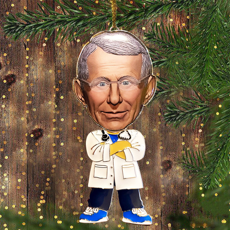 Fauci Christmas Ornament Dr Fauci Ornament 2020 Christmas Ornament Xmas Tree Decoration