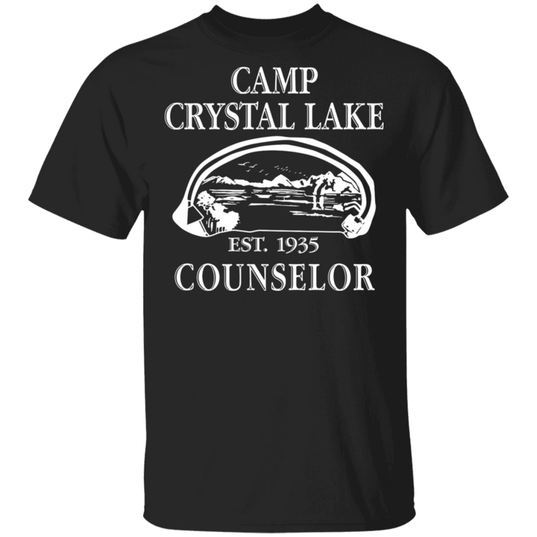 Camp Crystal Lake Counselor Classic T-Shirt Horror Movie Fan Jason Joke Shirt For Men Woman
